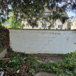 beschädigte Mauer