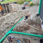Regenwasserleitung Baustelle